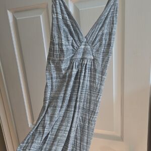 Banana Republic Heather Gray Summer Dress Very Good Cond.
